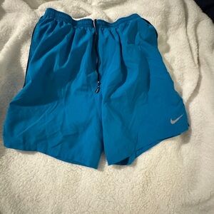 Nike Men's Vibrant Blue Athletic Shorts